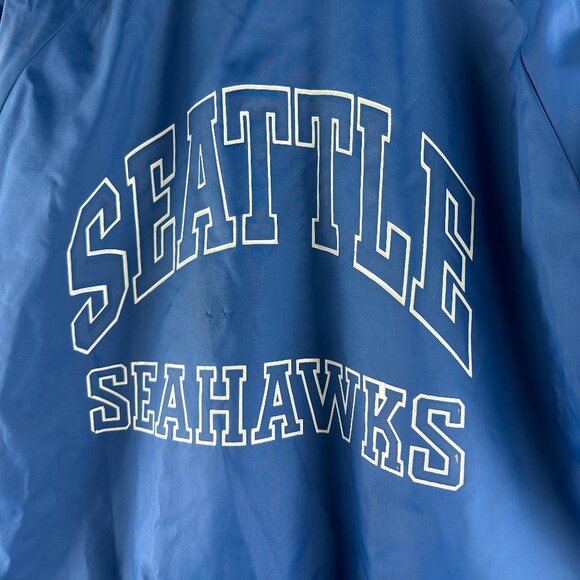 Vintage 90's Chalkline NFL Seattle Seahawks Satin Style Varsity Jacket - Picture 15 of 16
